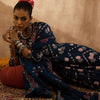 Indyancart IE Women Floral Embroidered Regular Beads and Stones Pure Cotton Kurta with Trousers & With Dupatta