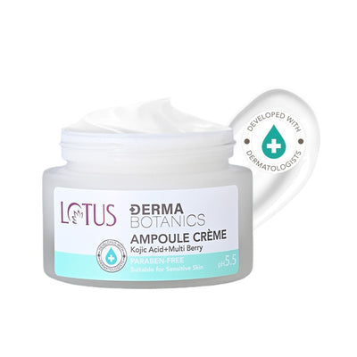 Lotus Dermabotanics Kojic Acid + Multi Berry Ampoule Face Cream pH5.5 Suitable For Sensitive Skin