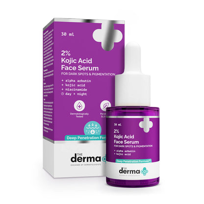 The Derma Co 2% Kojic Acid Face Serum for Dark spots reduction, Pigmentation & Blemishes