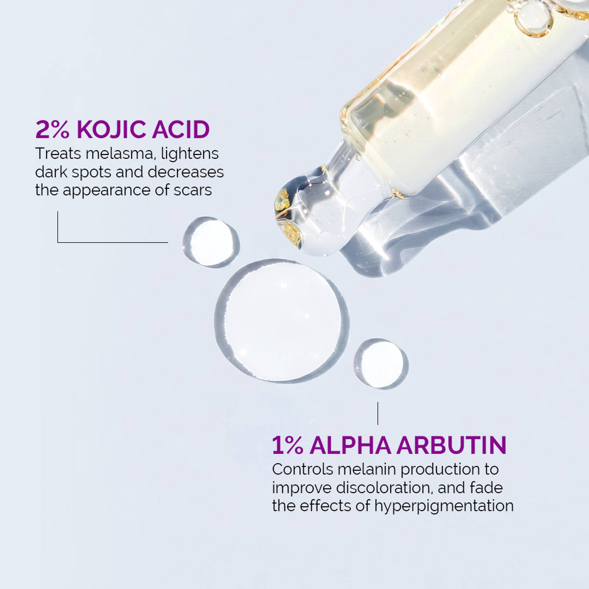 The Derma Co 2% Kojic Acid Face Serum for Dark spots reduction, Pigmentation & Blemishes