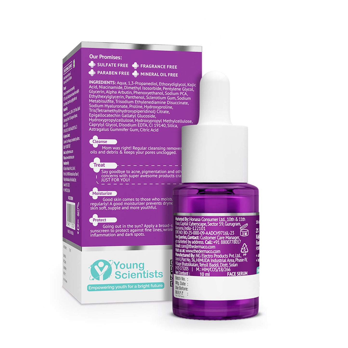 The Derma Co 2% Kojic Acid Face Serum for Dark spots reduction, Pigmentation & Blemishes