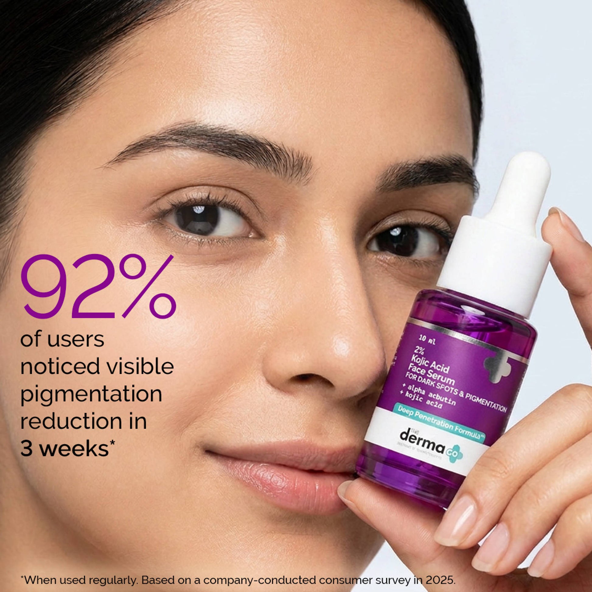 The Derma Co 2% Kojic Acid Face Serum for Dark spots reduction, Pigmentation & Blemishes