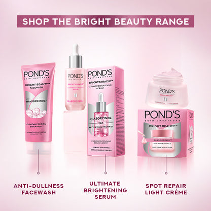 Ponds Bright Beauty Anti-Pigmentation Serum with 12% Gluta- Niacinamide Complex