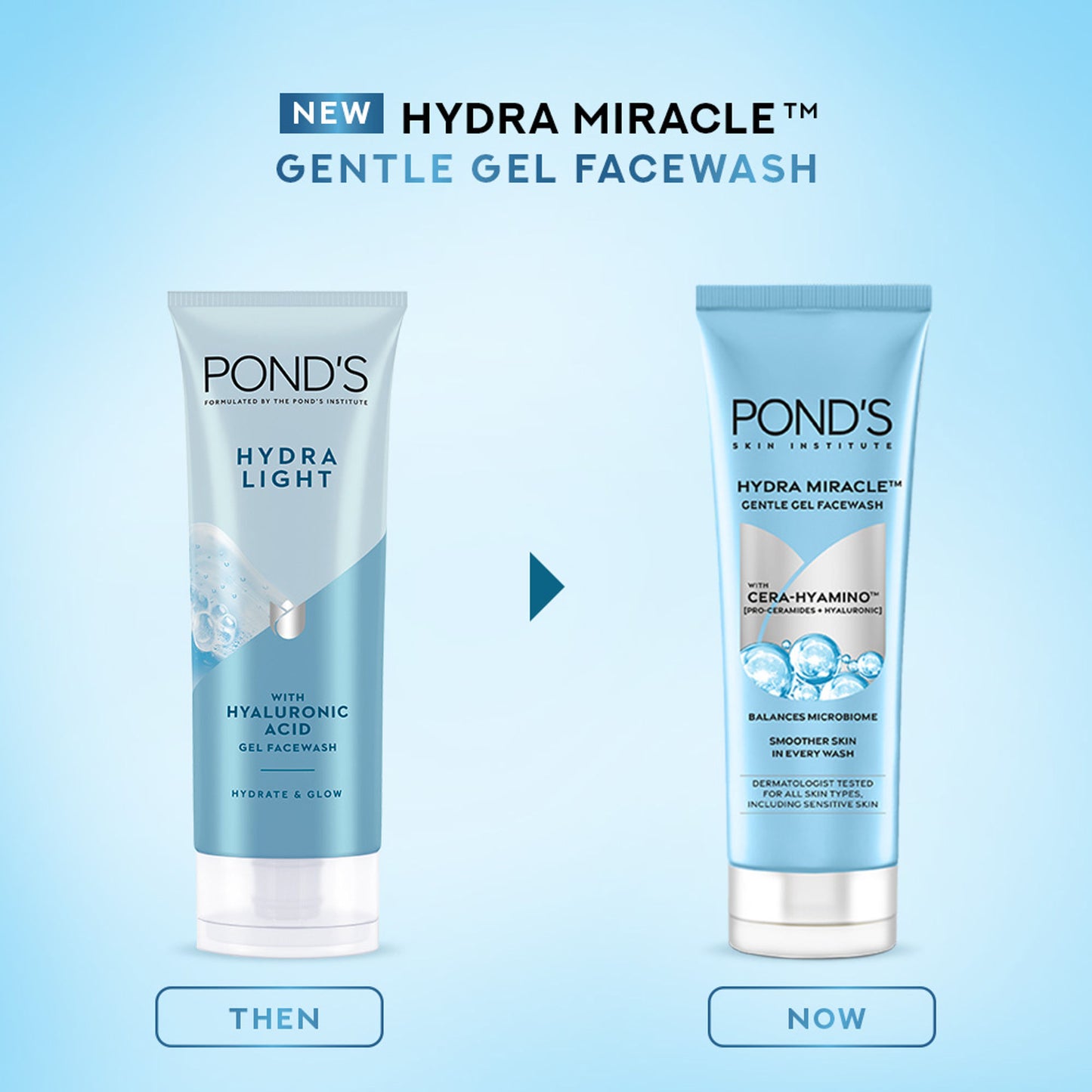 Ponds Hydra Light Hyaluronic Acid Gel Facewash