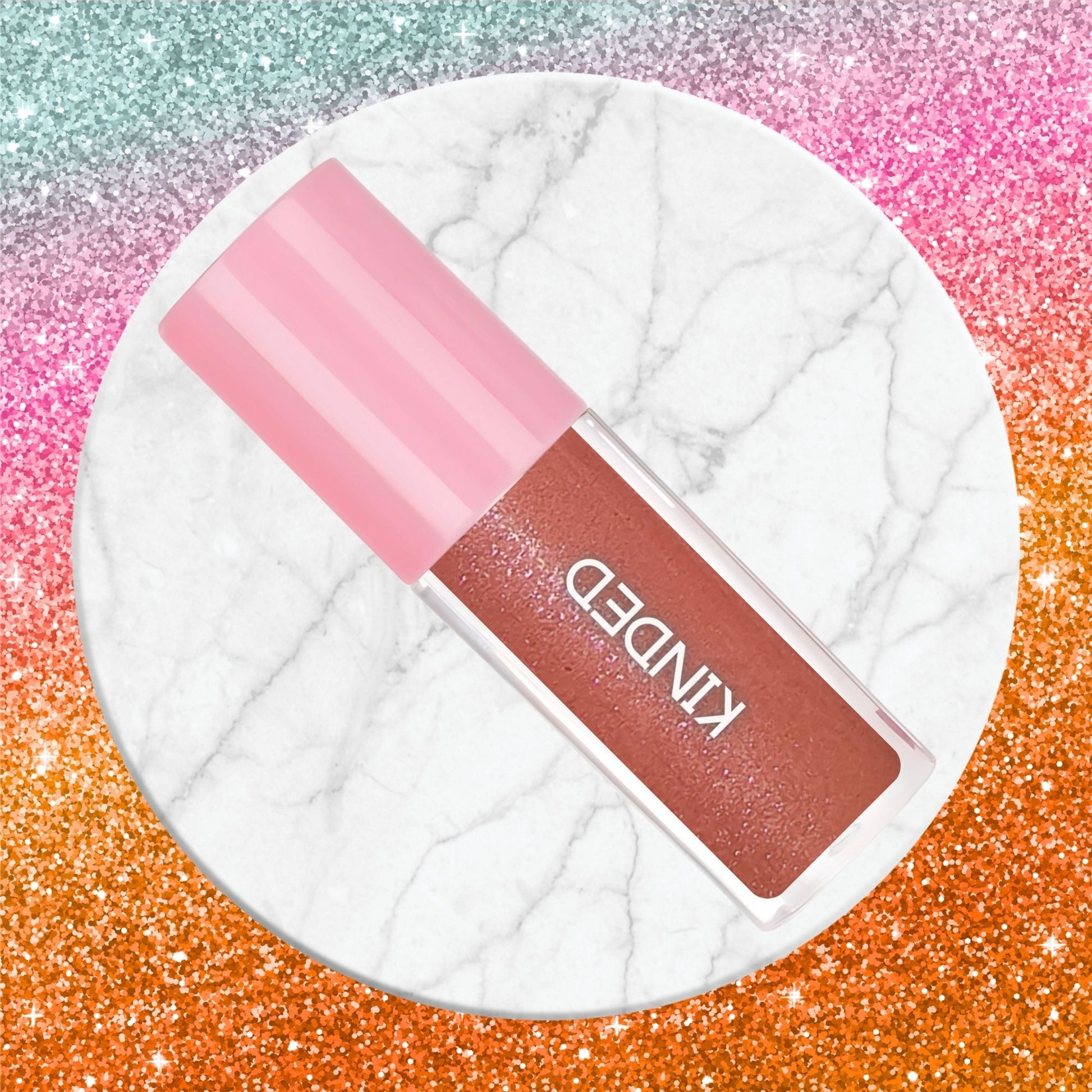 KINDED Sheen Shimmer Lip Gloss - 03 Calendula Rust