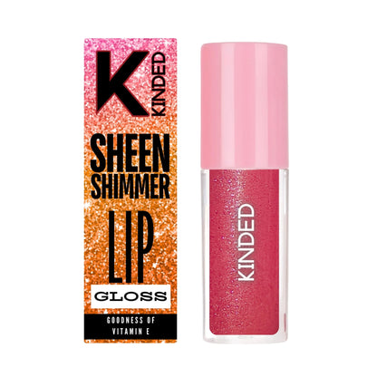 KINDED Sheen Shimmer Lip Gloss - 07 Orchid Beetroot