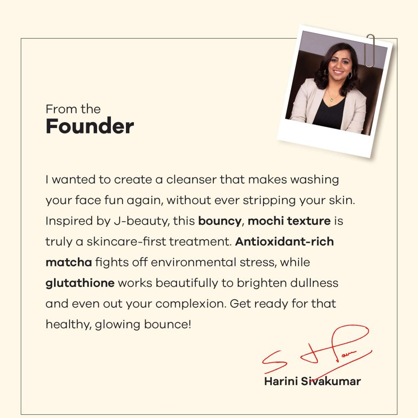 Earth Rhythm Mochi Pudding Brightening Cleanser With Matcha & Glutathione
