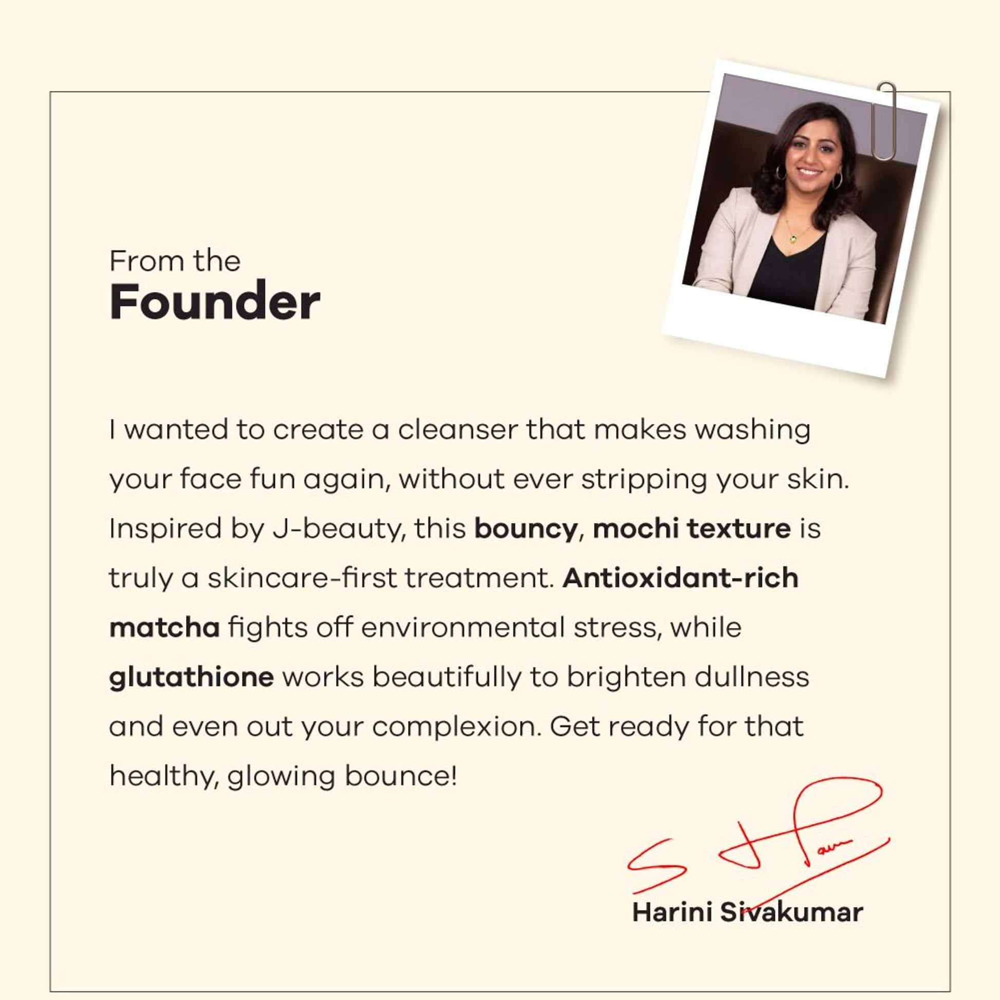 Earth Rhythm Mochi Pudding Brightening Cleanser With Matcha & Glutathione