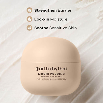 Earth Rhythm Mochi Pudding Gentle Cleanser With Oats Milk & Ceramides