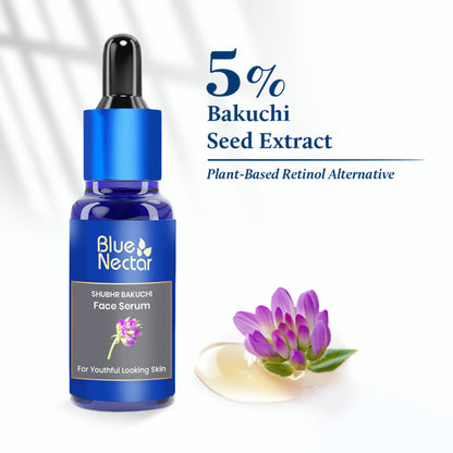 Blue Nectar Bakuchi Anti Aging Face Serum for Fine Lines & Wrinkles
