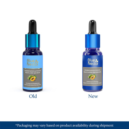 Blue Nectar Papaya Under Eye Serum for Dark Circles & Puffiness