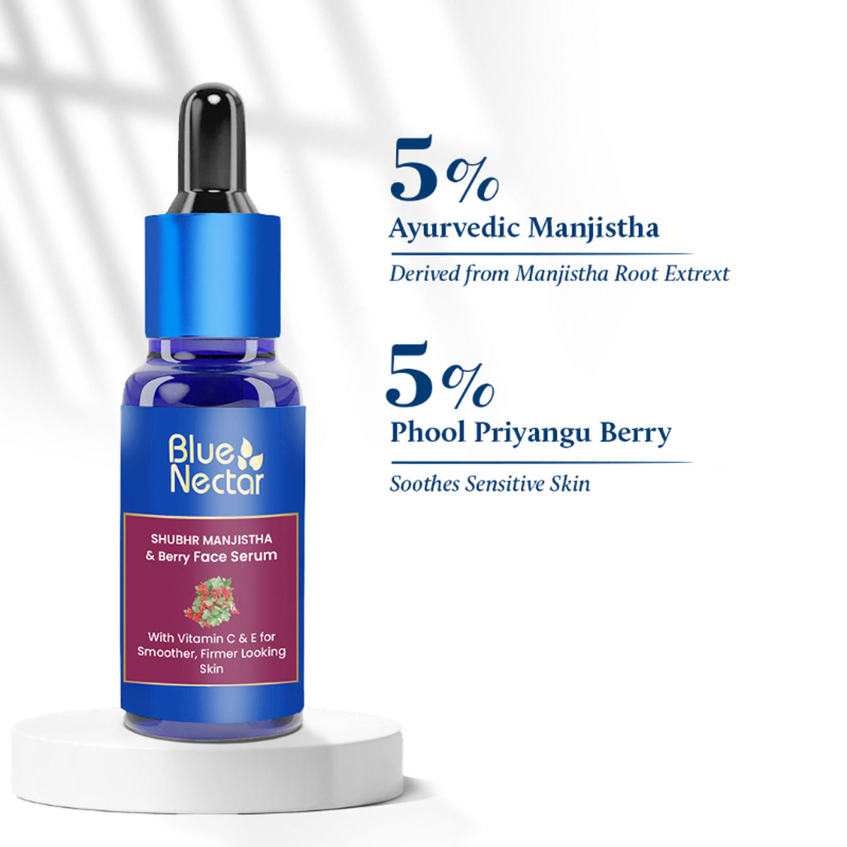 Blue Nectar Manjistha Face Serum for Glowing Skin