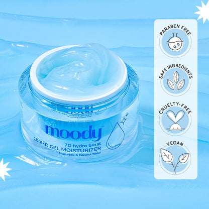 Moody Hydroburst Light Weight Oil Free Gel Moistuiser