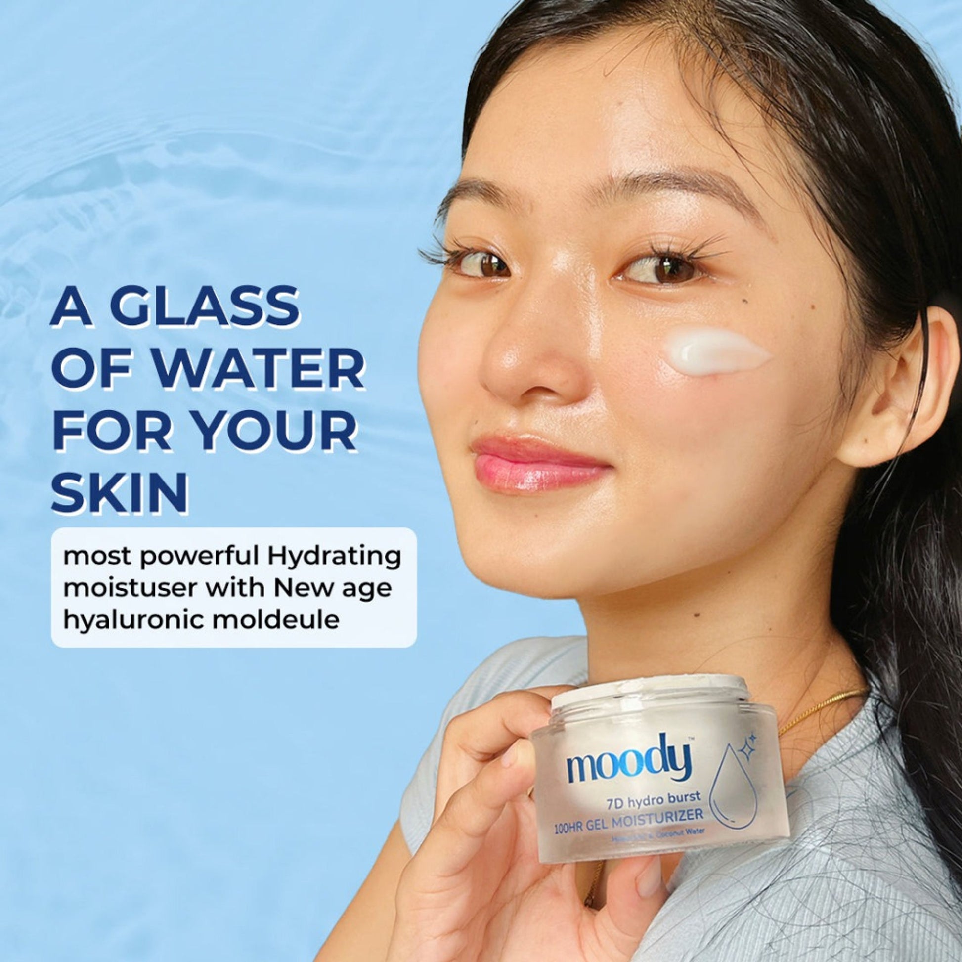 Moody Hydroburst Light Weight Oil Free Gel Moistuiser