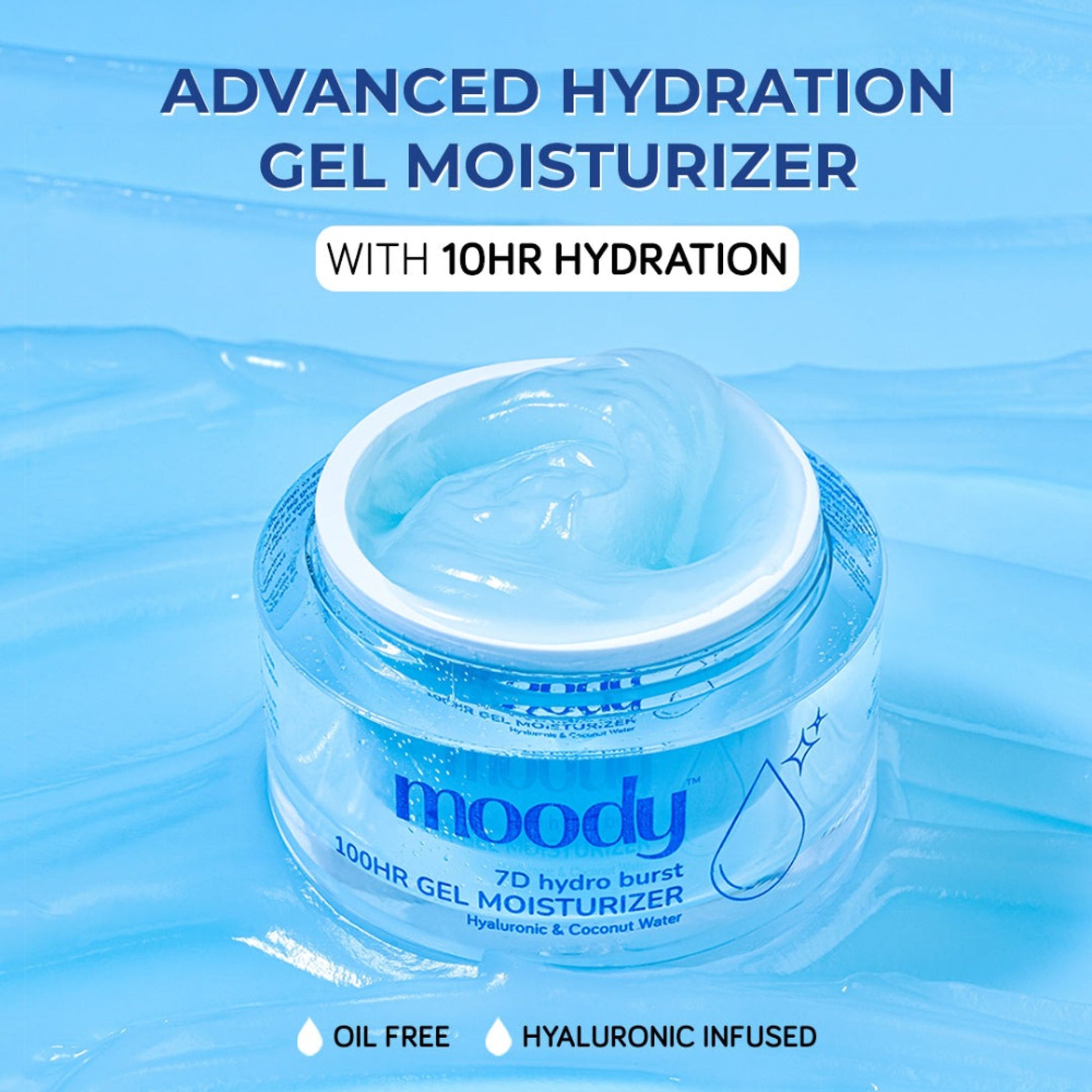 Moody Hydroburst Light Weight Oil Free Gel Moistuiser