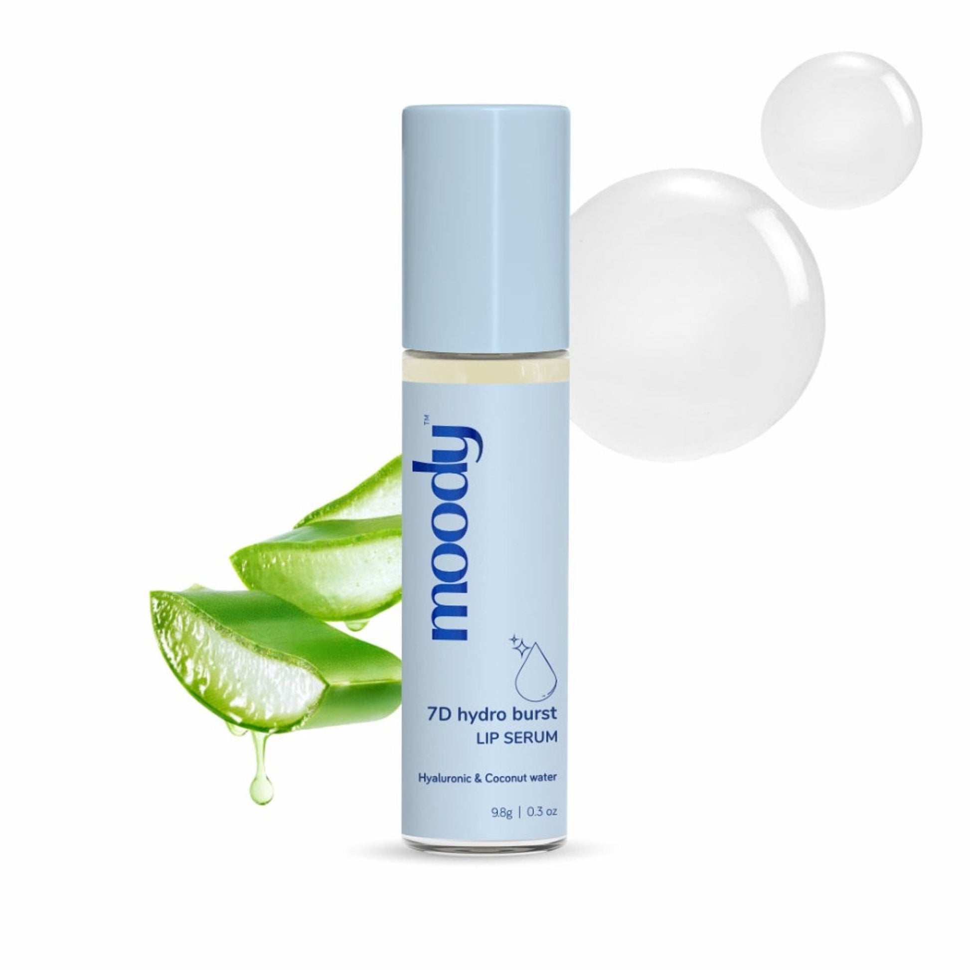 Moody Lip Plumping Serum with Hyaluronic & Kojic Acid for Dark Pigmented Lips