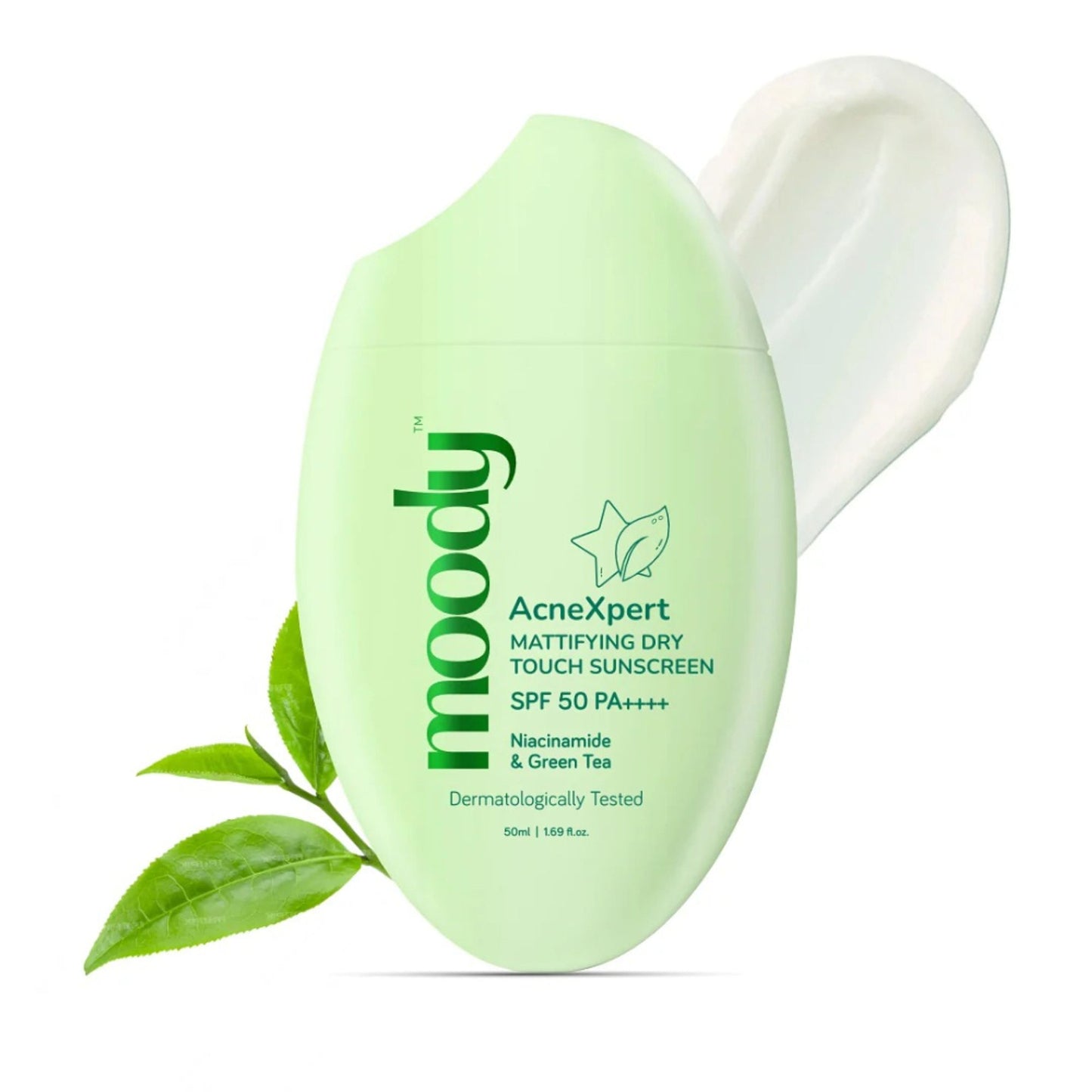 Moody AcneXpert Mattifying SPF 50 PA ++++ Niacinamide for Oil & Acne Control