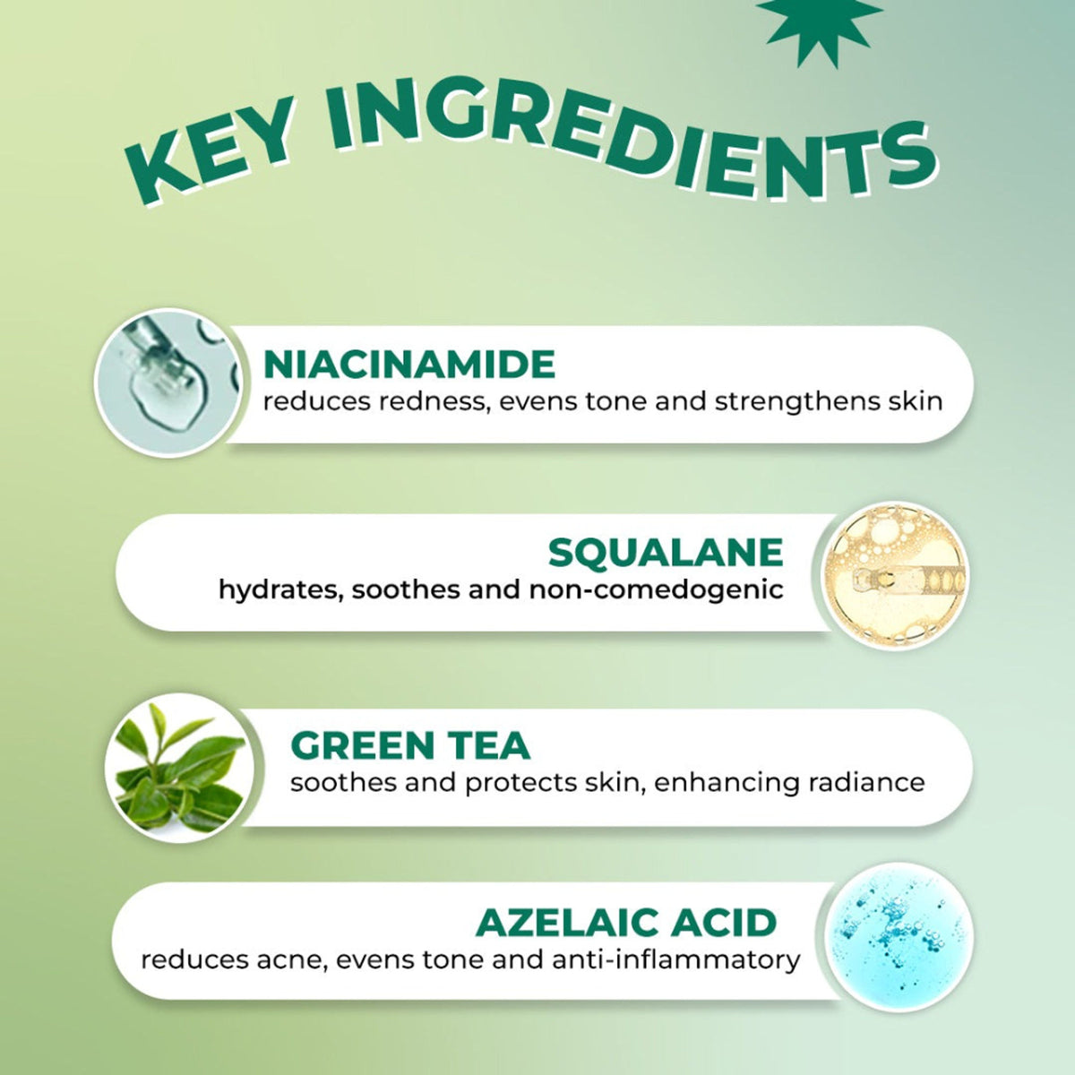 Moody AcneXpert Oil Free Moisturizer with Niacinamide & Green Tea for Oily & Acne Prone Skin