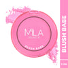 Mila Beauté Matte Finish Blush Babe Powder Blush With Rosehip Oil - Cosmo Pink