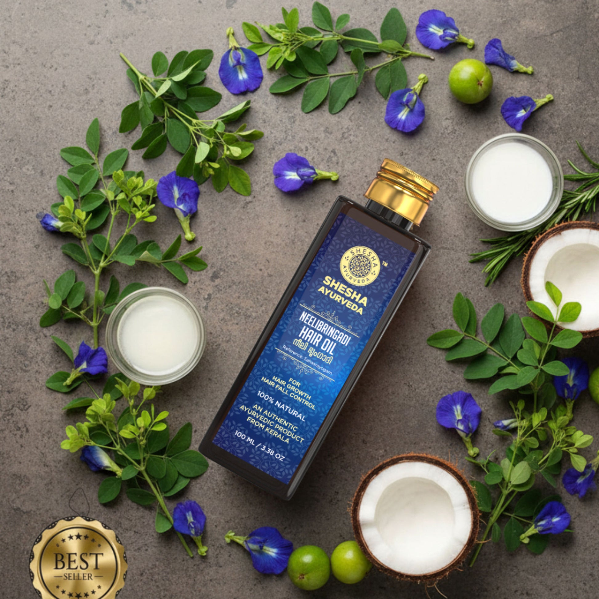Shesha Ayurveda Neeli Bringadi Hair Growth & Hairfall Control Oil