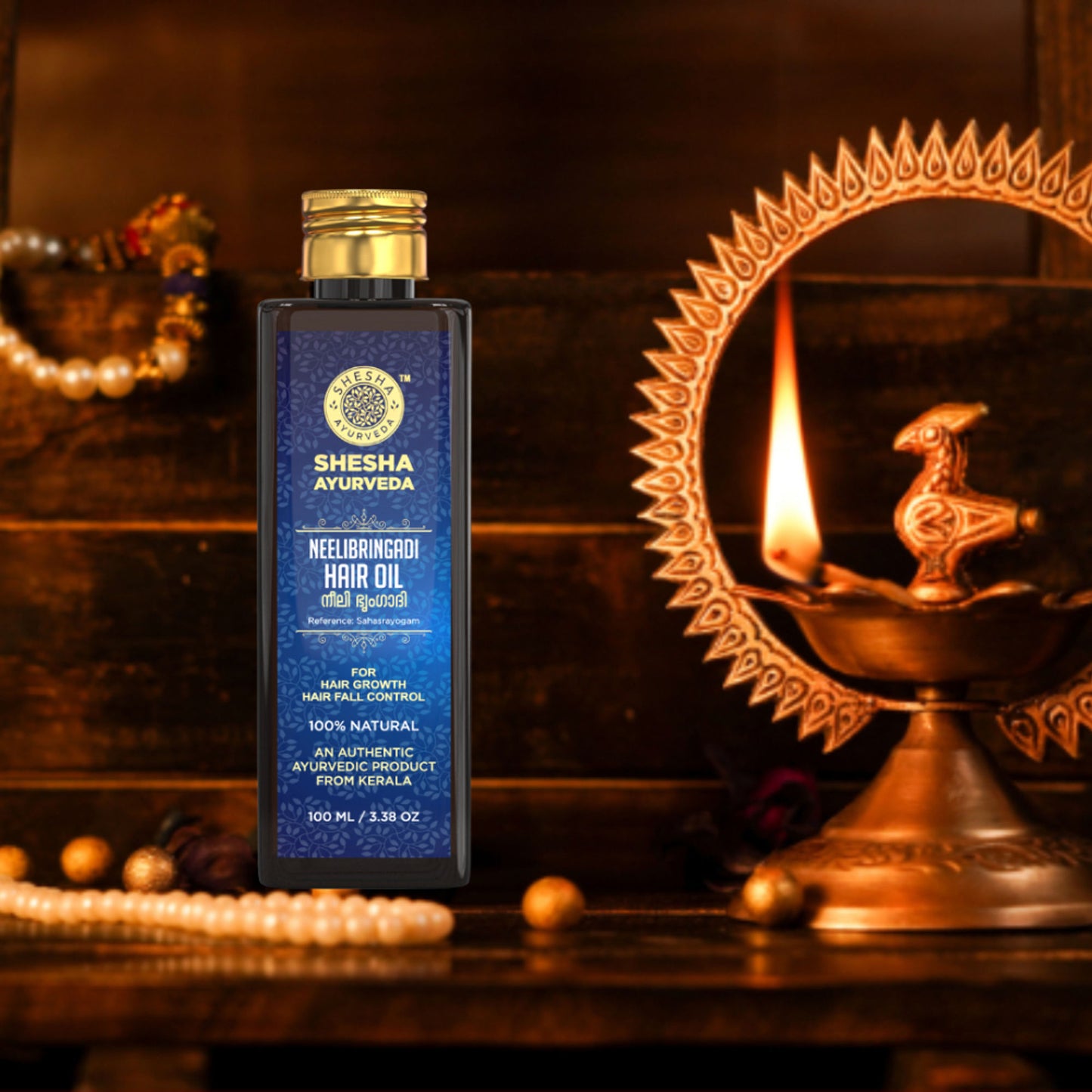 Shesha Ayurveda Neeli Bringadi Hair Growth & Hairfall Control Oil