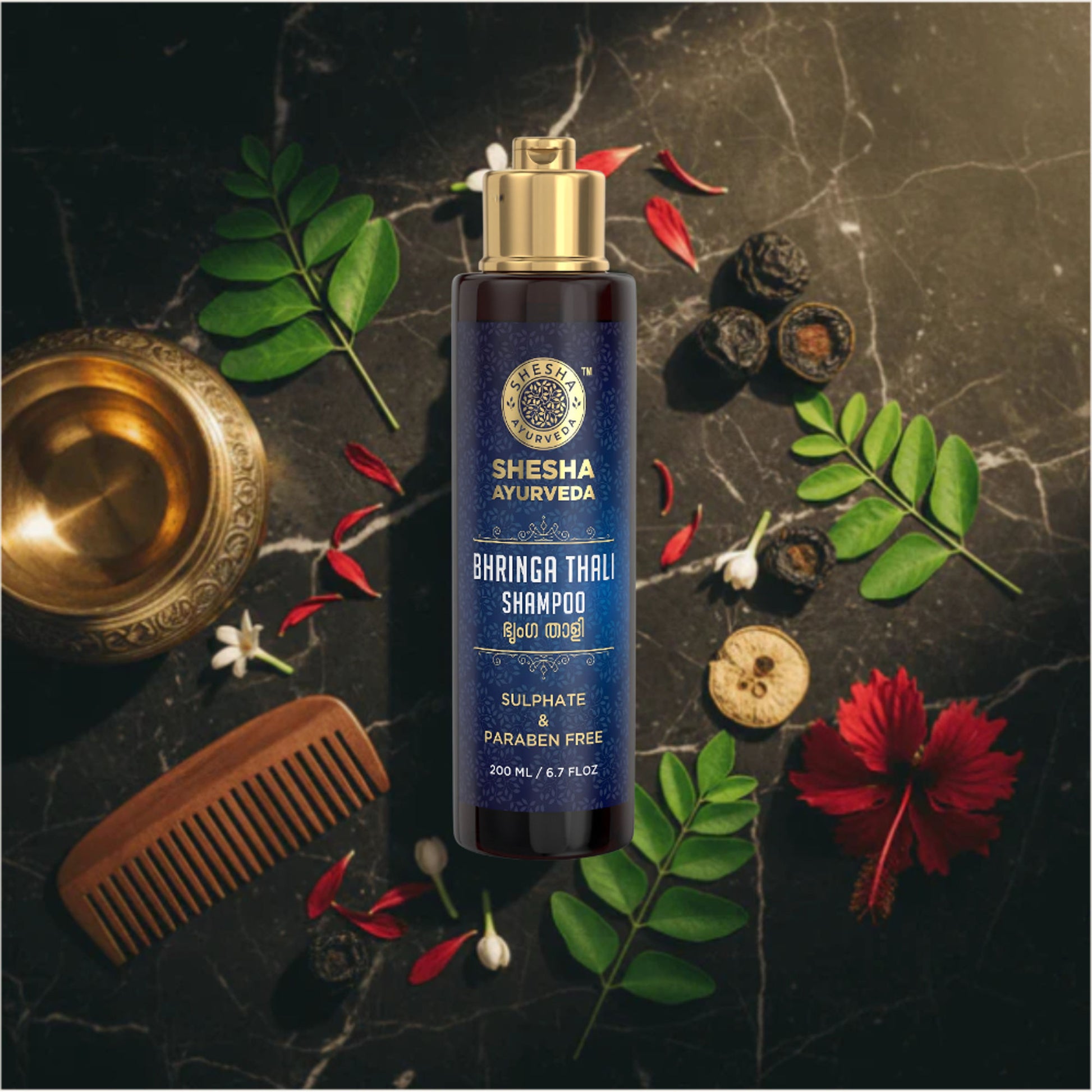 Shesha Ayurveda Bhringa Thali Shampoo