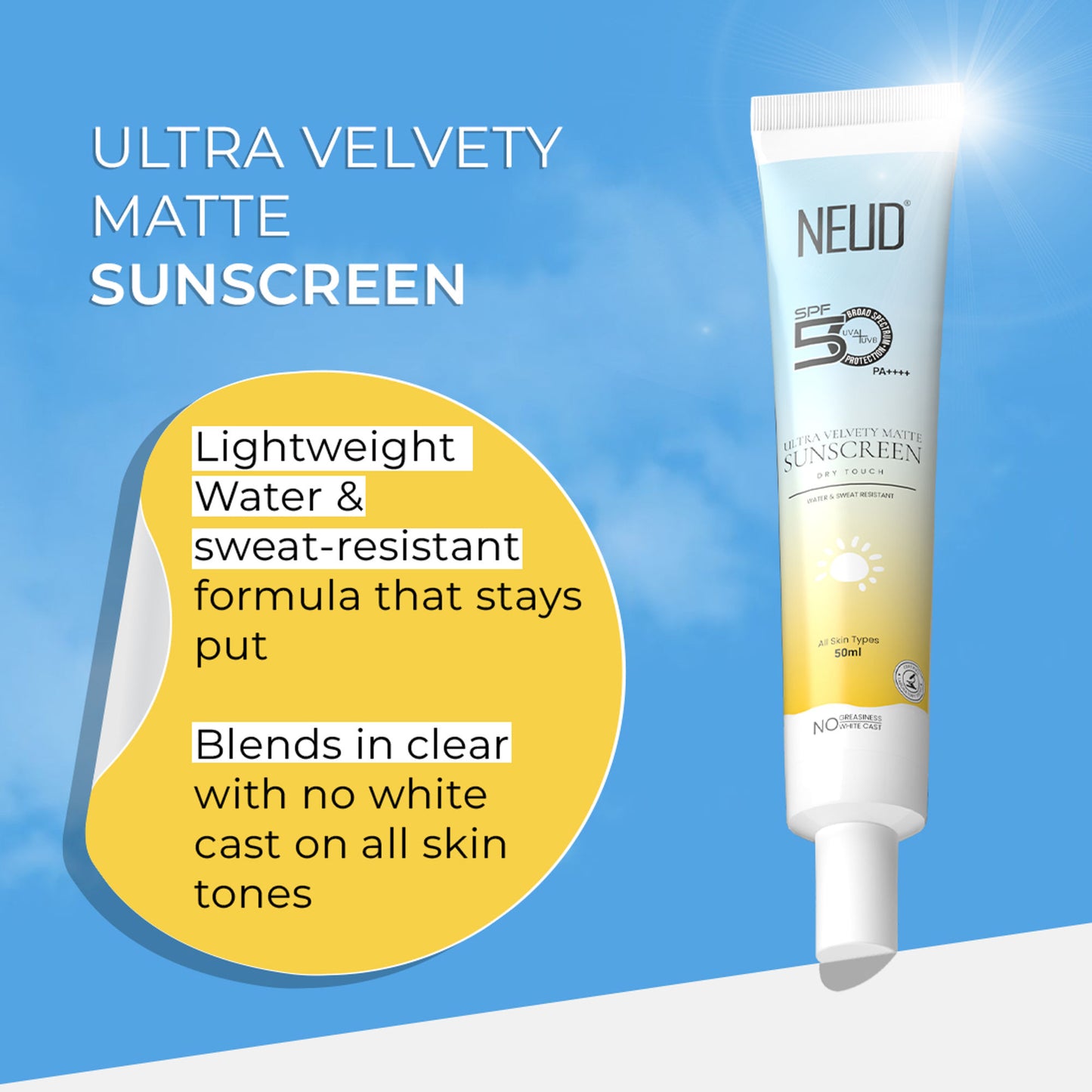 Neud Matte Sunscreen SPF 50++++