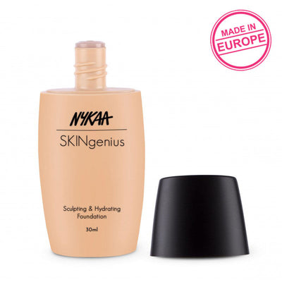 Nykaa Cosmetics SKINgenius Sculpting & Hydrating Dewy Foundation - True Tan 04