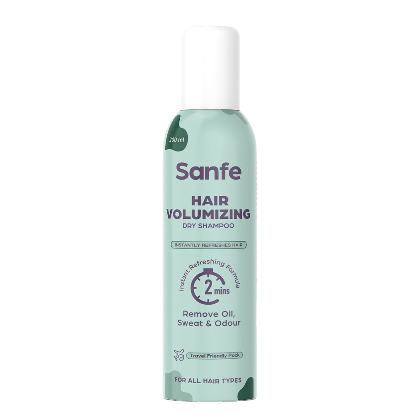 Sanfe Hair Volumizing Dry Shampoo, Instant Oil Absorption & Lift, Sulphate Free Styling
