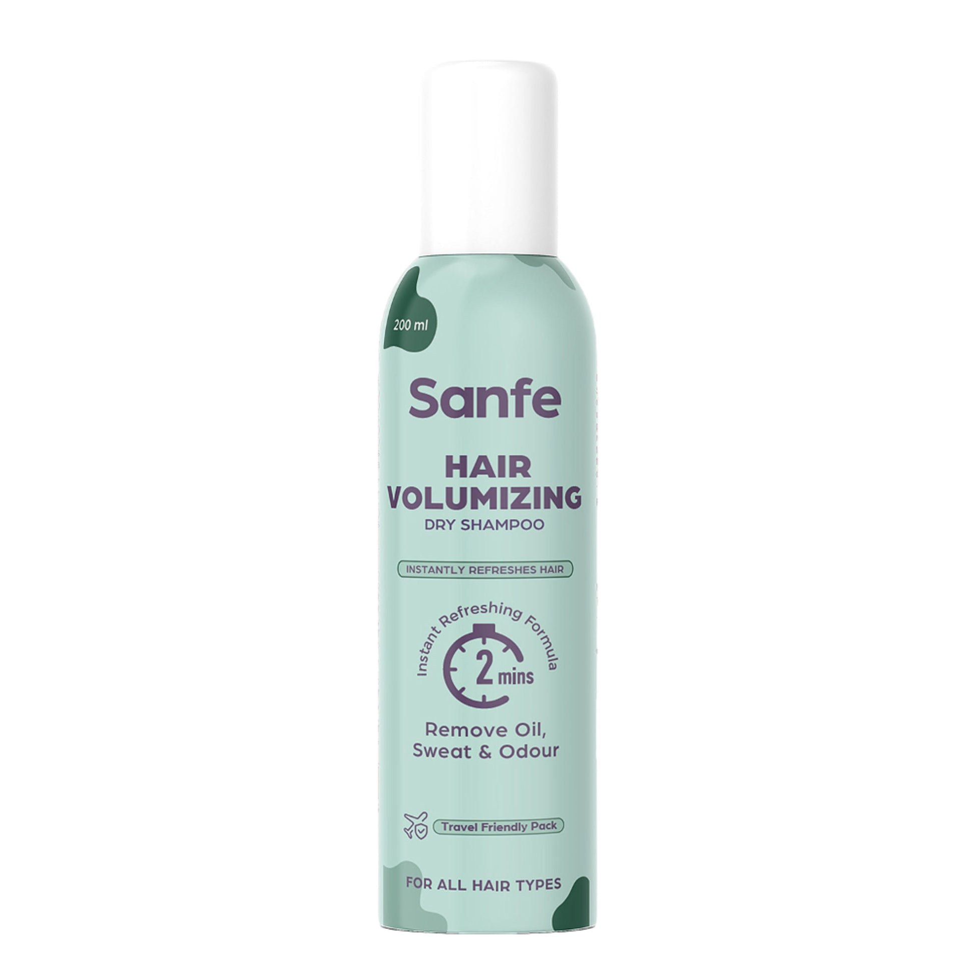 Sanfe Hair Volumizing Dry Shampoo, Instant Oil Absorption & Lift, Sulphate Free Styling