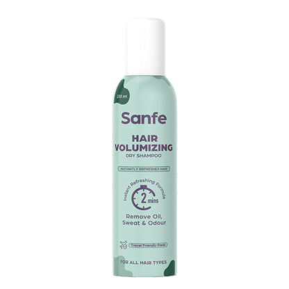 Sanfe Hair Volumizing Dry Shampoo, Instant Oil Absorption & Lift, Sulphate Free Styling