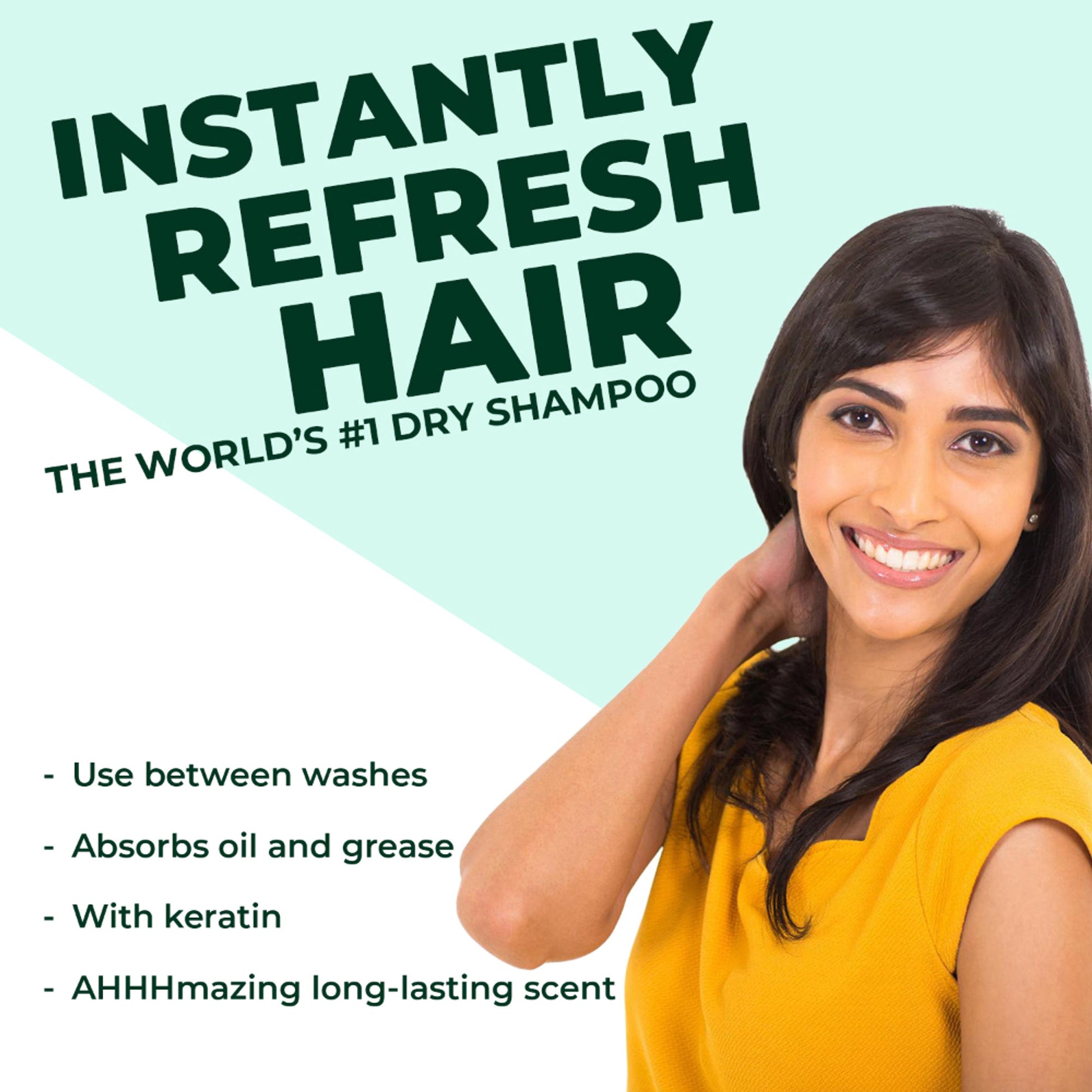 Sanfe Hair Volumizing Dry Shampoo, Instant Oil Absorption & Lift, Sulphate Free Styling