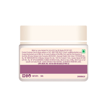 Lotus Herbals Nutramoist Skin Renewal Daily Moisturising Face Cream, SPF 25 for All Skin Types