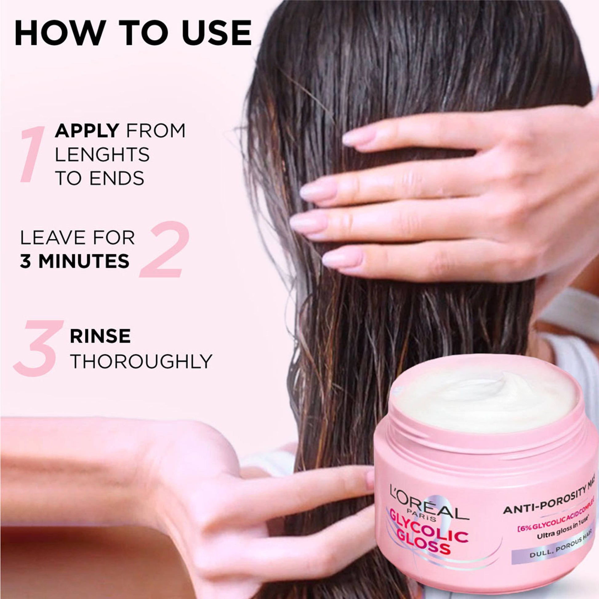 L'Oreal Paris Glycolic Gloss Hair Mask