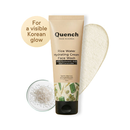 Quench Rice Water Hydrating Cream Face Wash