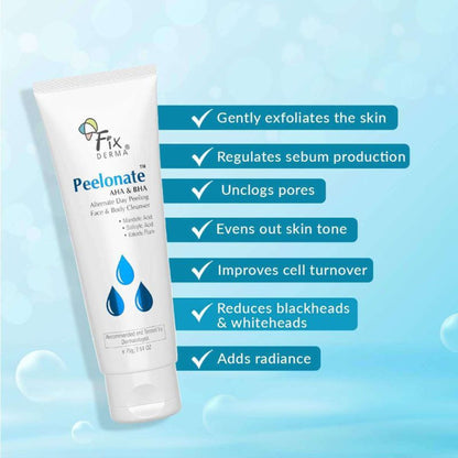 Fixderma Peelonate AHA & BHA Face Cleanser