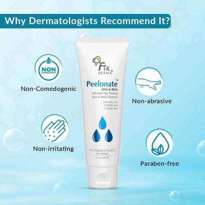 Fixderma Peelonate AHA & BHA Face Cleanser