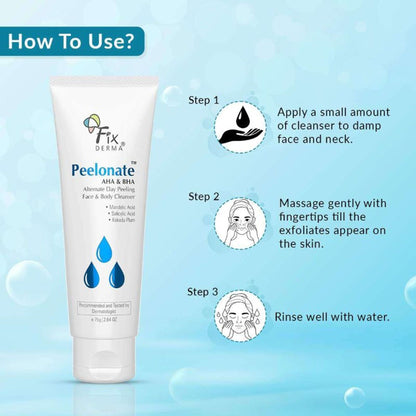 Fixderma Peelonate AHA & BHA Face Cleanser