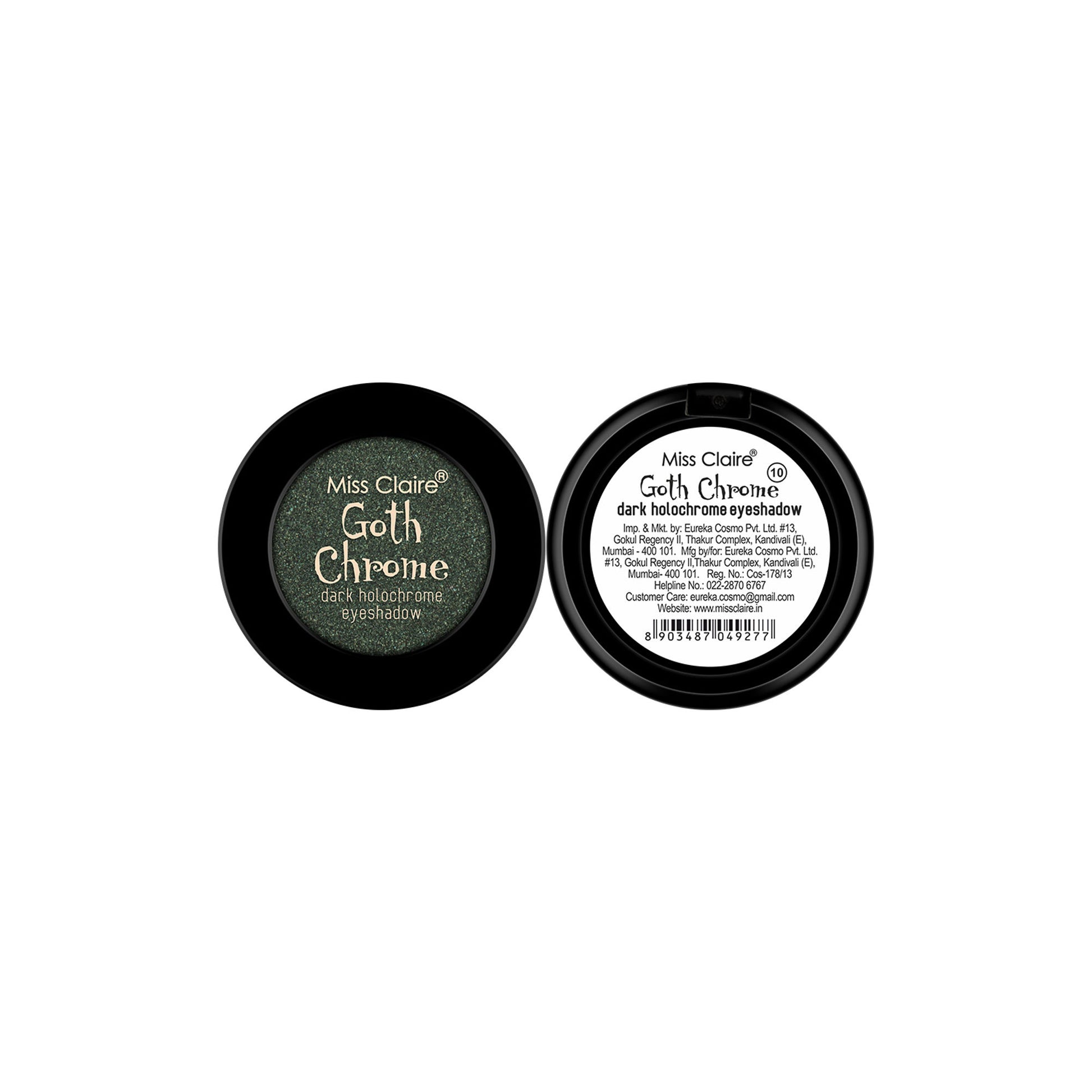 Miss Claire Goth Chrome Eyeshadow - 10
