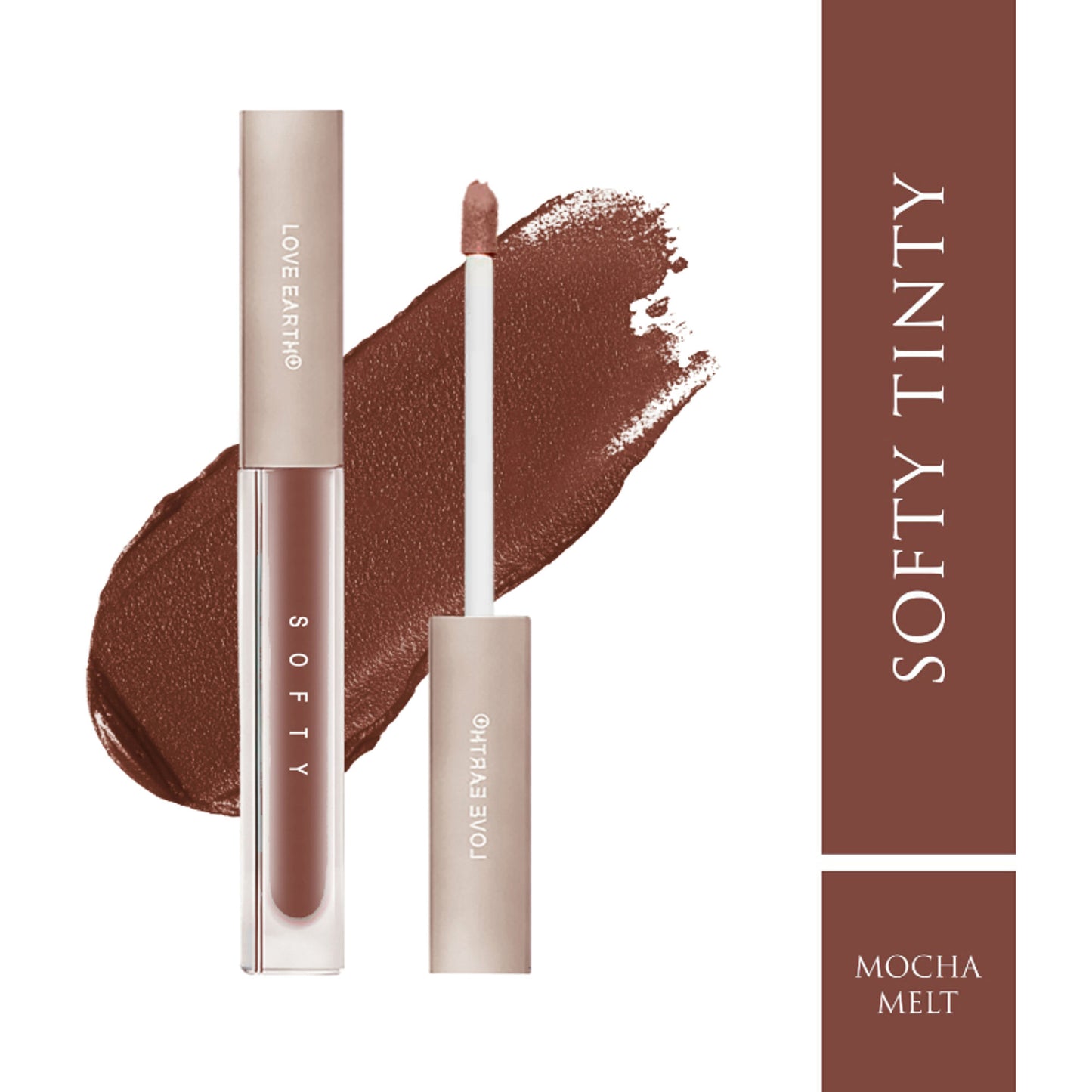 Love Earth Softy Tinty Lipstick - Mocha Melt