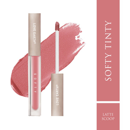 Love Earth Softy Tinty Lipstick - Latte Scoop
