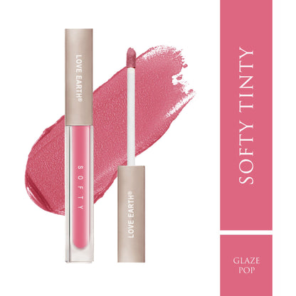 Love Earth Softy Tinty Lipstick - Glaze Pop