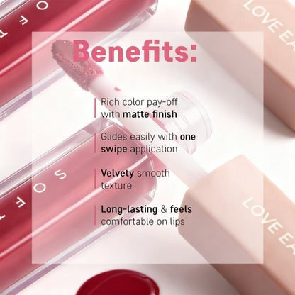 Love Earth Softy Tinty Lipstick - Glaze Pop