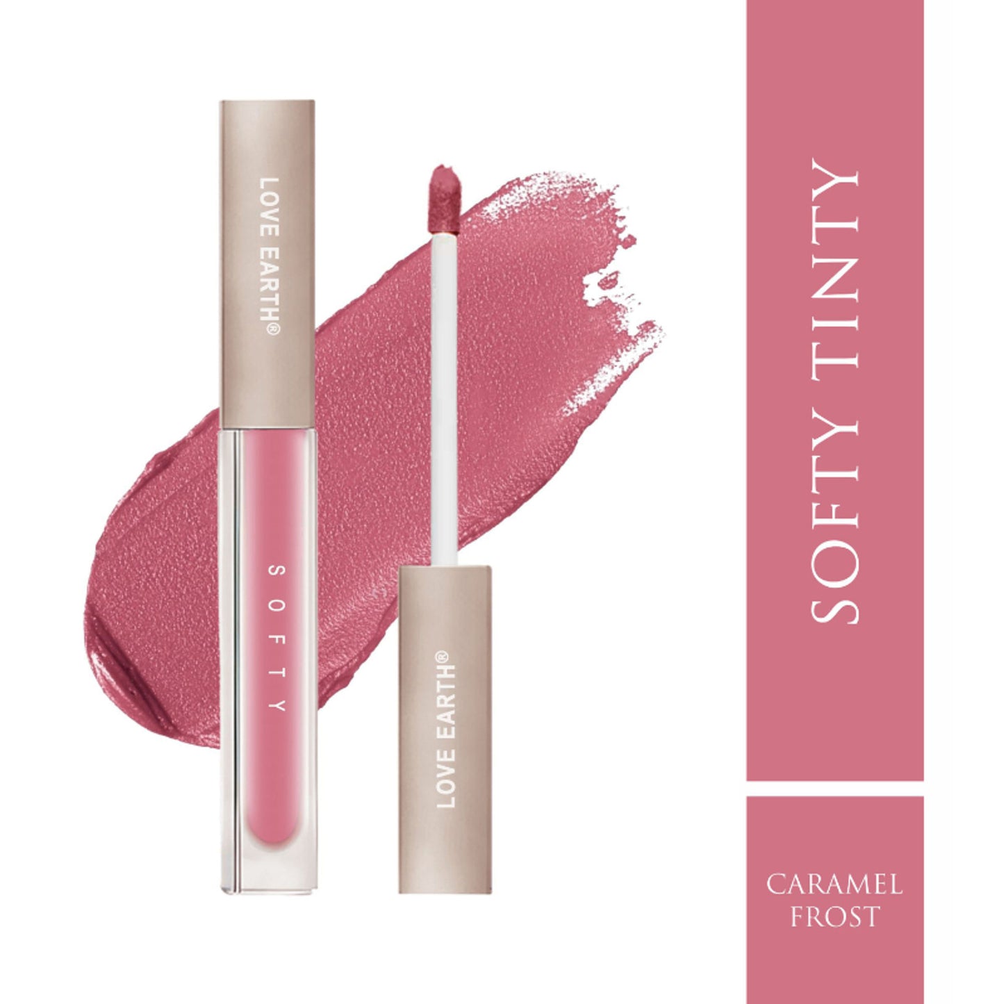 Love Earth Softy Tinty Lipstick - Caramel Frost
