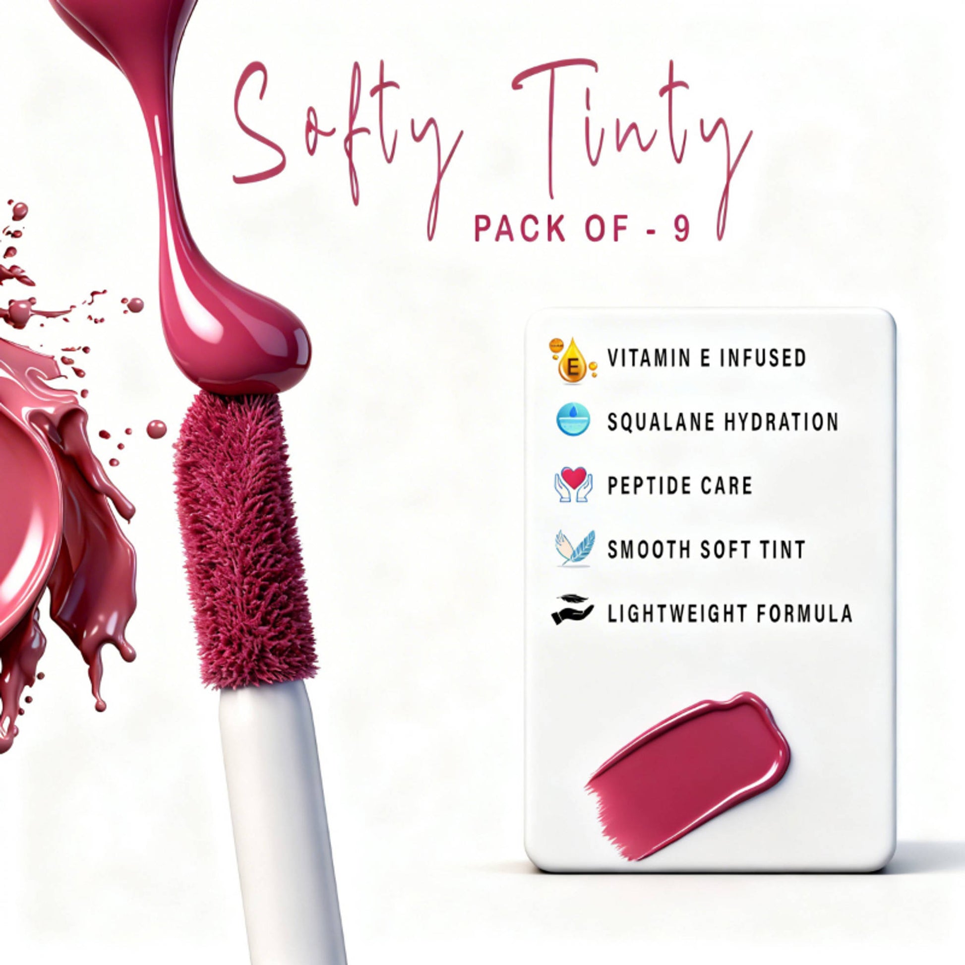 Love Earth Softy Tinty Lipstick - Pack Of 9