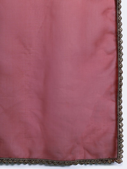 Indyancart IE Empire Velvet Kurta With Trousers & Dupatta