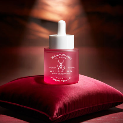 WILDGLOW 10% Niacinamide Face Serum for Pore Minimizing & Even Skin Tone