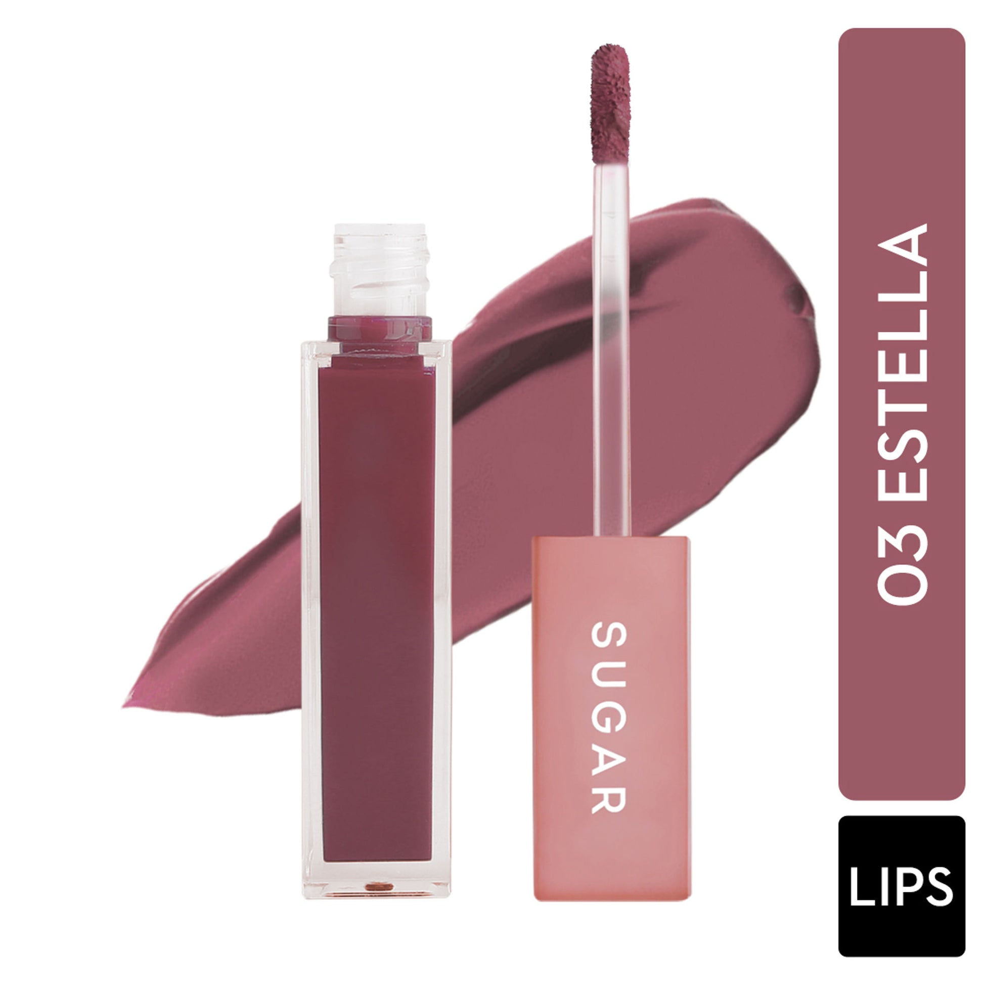SUGAR Mettle Liquid Lipstick - 03 Estella (Neutral Pinky Brown)