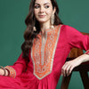 Dhiyona IE Ethnic Motifs Embroidered Kurta with Trousers