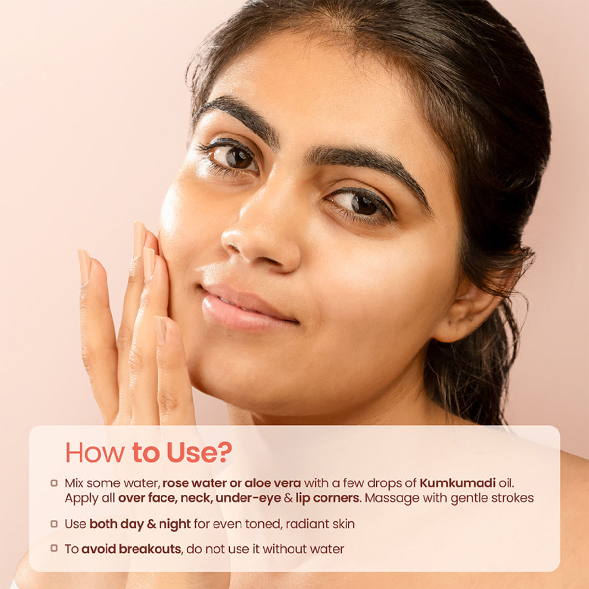 Nat Habit Kumkumadi Youth Revitalising Facial Oil, For Uneven Skin & Dark Spot Removal